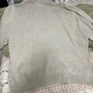Chaps Men's Light Gray Sweater